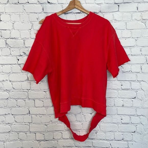 Hudson Jeans Cut Sleeve Sweatshirt - Picture 1 of 9